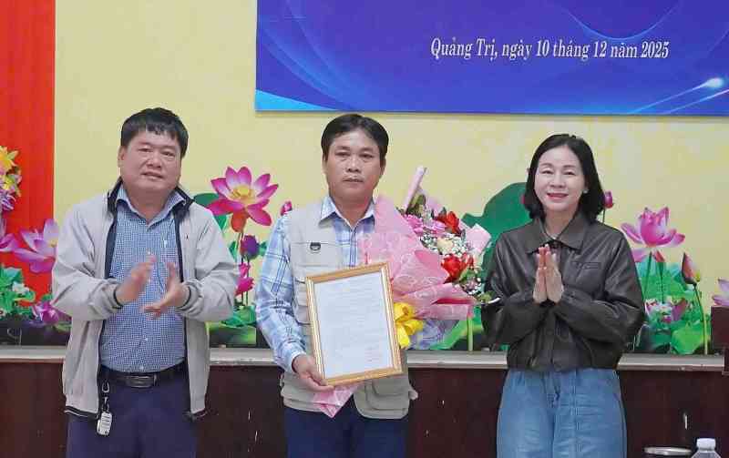 Chi hội NSNA Việt Nam tỉnh Quảng Trị tổng kết năm 2025 và kết nạp hội viên mới